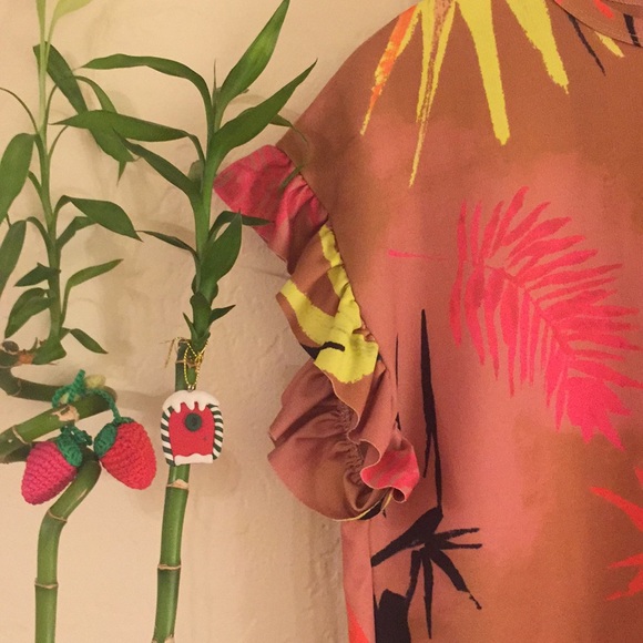 Tropical print dress - Picture 2 of 4